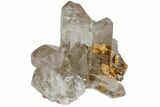 Rutilated Quartz Crystal Cluster - Brazil #172995-3